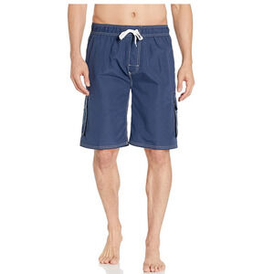Asbury Threadz Men Mako Core Performance Swim Trunk Navy Size S